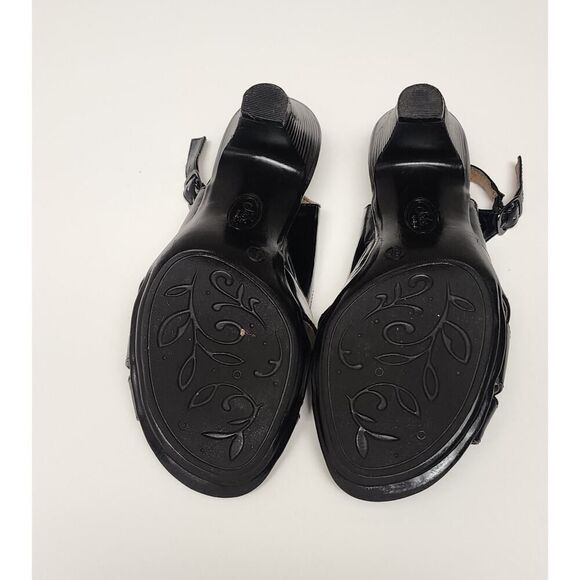 SOFTSPOTS BLACK PEEP-TOE SLINGBACK SANDAL SHOES SIZE US 6 - Picture 11 of 15